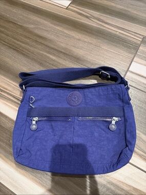 Kipling Nylon Crossbody Bag with Front Zips